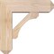 Ekena Millwork Legacy Craftsman Smooth Bracket w/ Offset Brace, Douglas Fir, 5 1/2"W x 16"D x 16"H BKT0604X16X16LEC04SDF - alternate 4